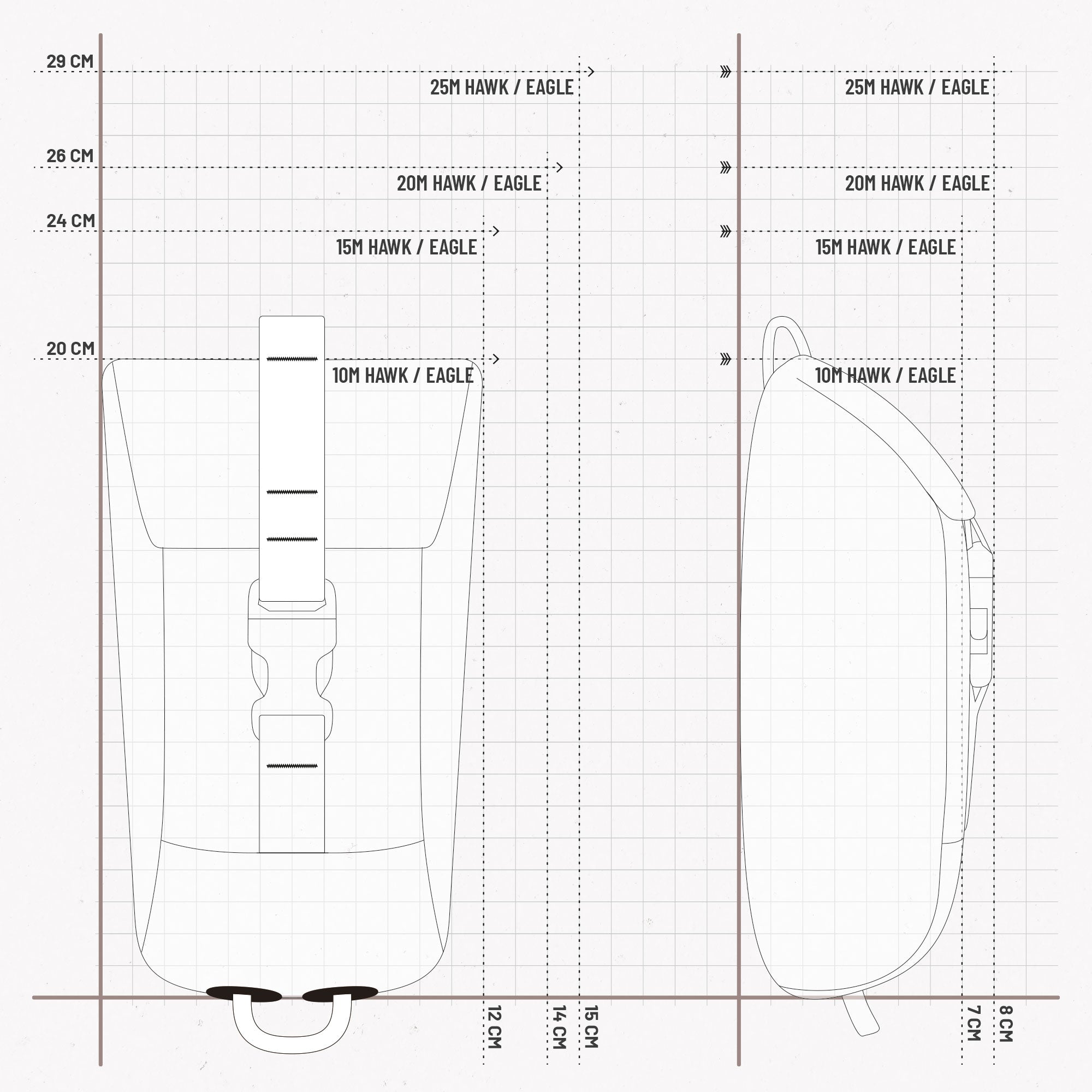 FALCON 10M házecí pytlík V.2
