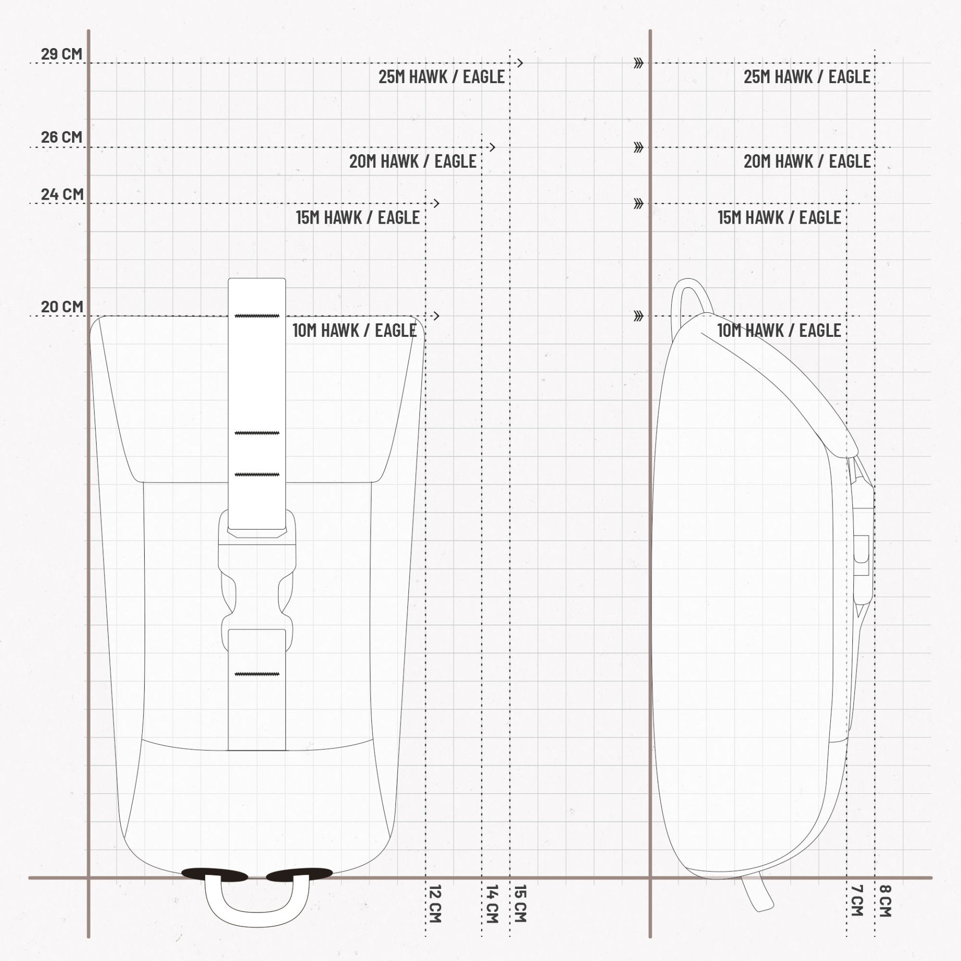 EAGLE 10M házecí pytlík V.2
