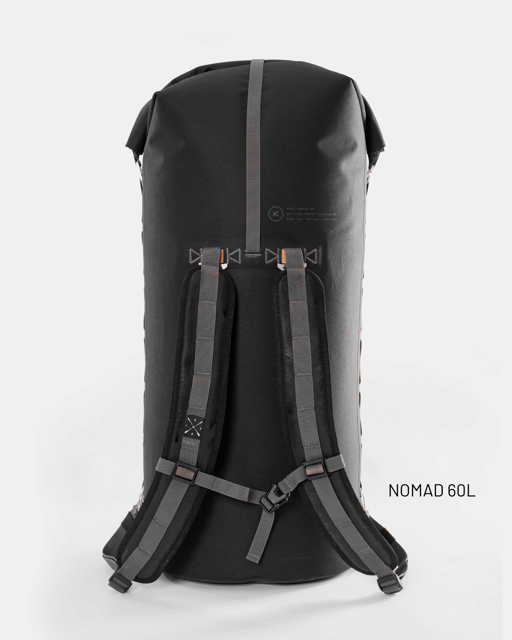NOMAD 80 L dry backpack - the best for travel | HIKO